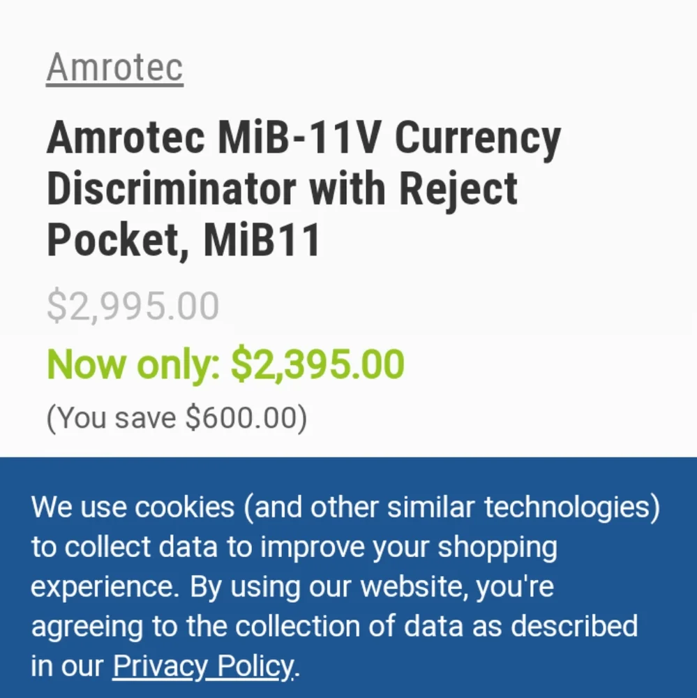 Armotec  money machine series mib-11